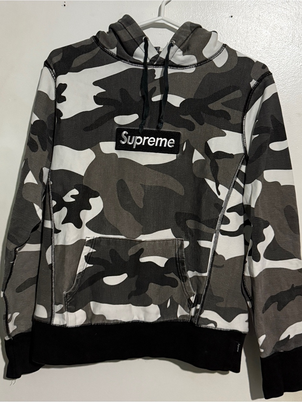 [REP 1:1] Supreme Snow Camo Box Logo Hoodie (2013)